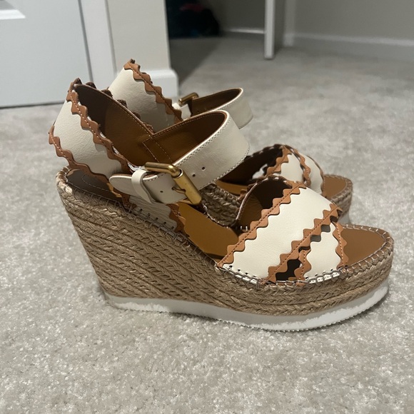 See by Chloe Glyn Espadrille Platform Wedge Sandal - Picture 7 of 7